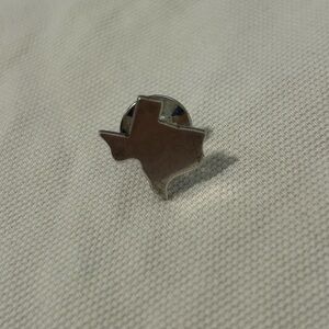RETIRED James Avery Sterling Silver State Of Texas Tie Tack Pin